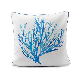 Наволочка декоративна з поліестеру "Синій корал" Centrotex