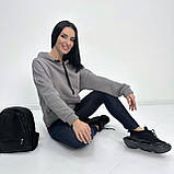 📌 Тепла Толстовка на флісі з капюшоном, жіноча | Худі з кишенею кенгуру спереду тринитка | Норма та Батал, фото 10