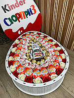 Подарочный шоколадный набор для девушки с конфетками набор в форме киндера сюрприза для жены, мамы, ребенка