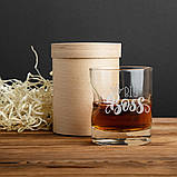 Склянка з кулею "Big Boss", англійська, Тубус зі шпону, фото 3