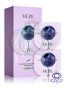 Зволожувальна маска для волосся з екстрактом чорниці Veze Blueberries Times Embellish Wet Hair Film, 12 г*6 шт.