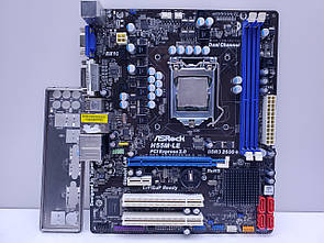 Материнська плата s1156 ASRock H55M-LE (Socket 1156, DDR3, +i3 550, Б/у)