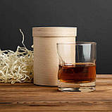 Склянка з кулею для віскі у тубусі, Тубус зі шпону, фото 3