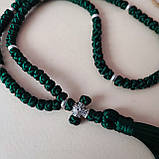 Чітки із вставками металу (темно зелені), фото 2