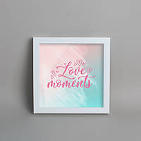 Скарбничка "Love moments", Білий, англійська
