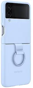 Чохол Samsung Silicone Cover With Ring Arctic Blue для Galaxy Flip 4