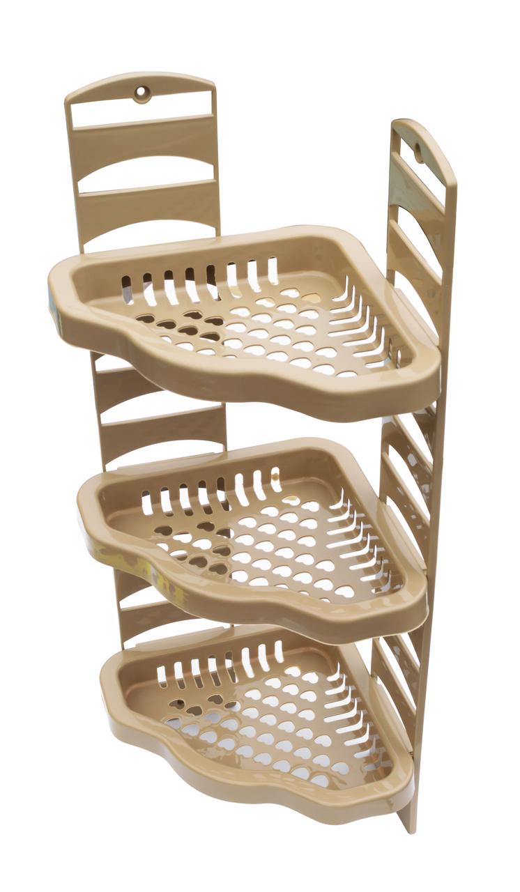 Полиця для ванної кімнати капучіно (ПолімерАгро), фото 1