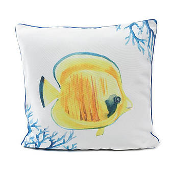 Наволочка декоративна з поліестеру "Жовта рибка" Centrotex