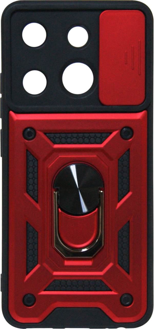 Накладка Tecno POP 7/Spark Go 2023 Camshield Honor New Червоний