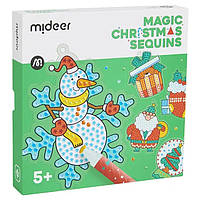 Mideer Алмазна мозаїка, новорічні прикраси Magic christmas sequins, MD6263