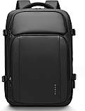 Рюкзак міський Bange BG-7690 USB-роз'єм вологостійкий дорожний для ноутбука 15,6 колір чорний 30л, фото 7