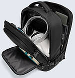 Рюкзак міський Bange BG-7690 USB-роз'єм вологостійкий дорожний для ноутбука 15,6 колір чорний 30л, фото 2