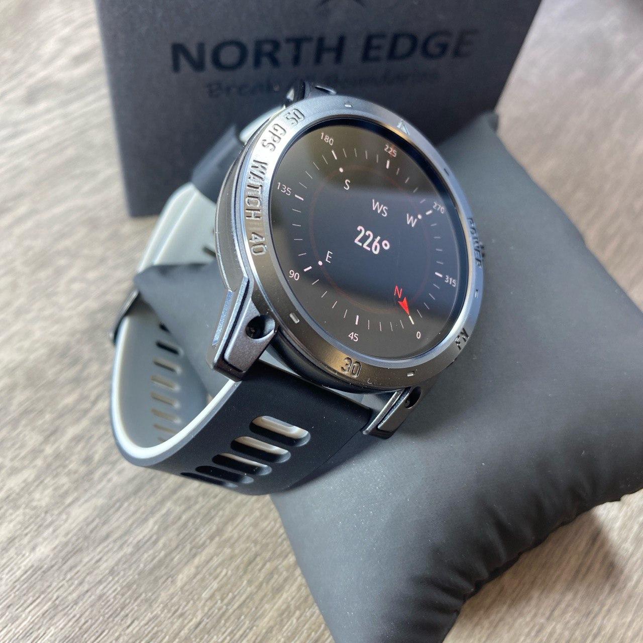 Смарт годинник з компасом для військових North Edge Cross Fit 3, Smart Watch водонепроникний розумний годинник до телефону