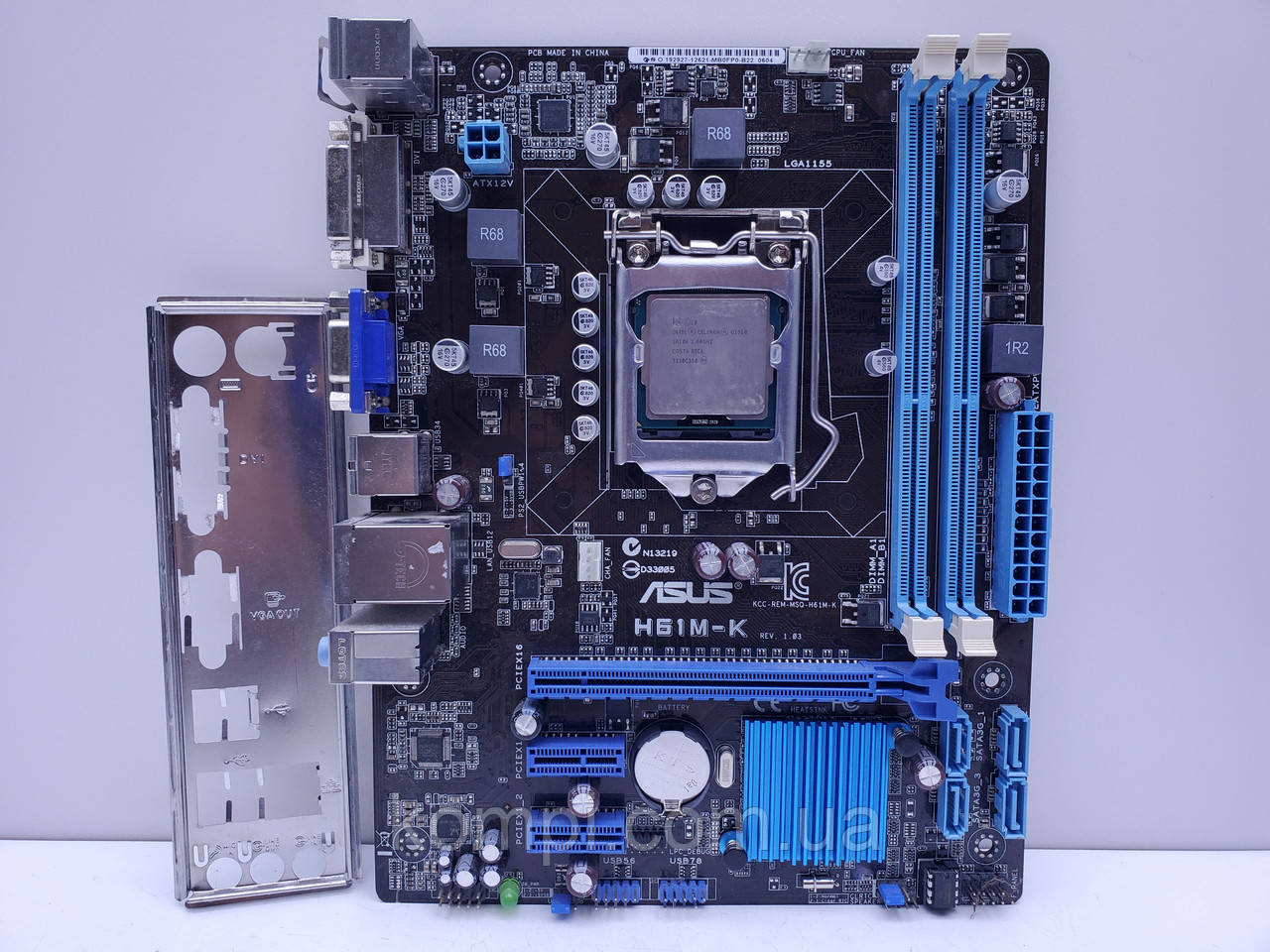 Материнська плата s1155 ASUS H61M-K (Socket 1155, DDR3, б/у)