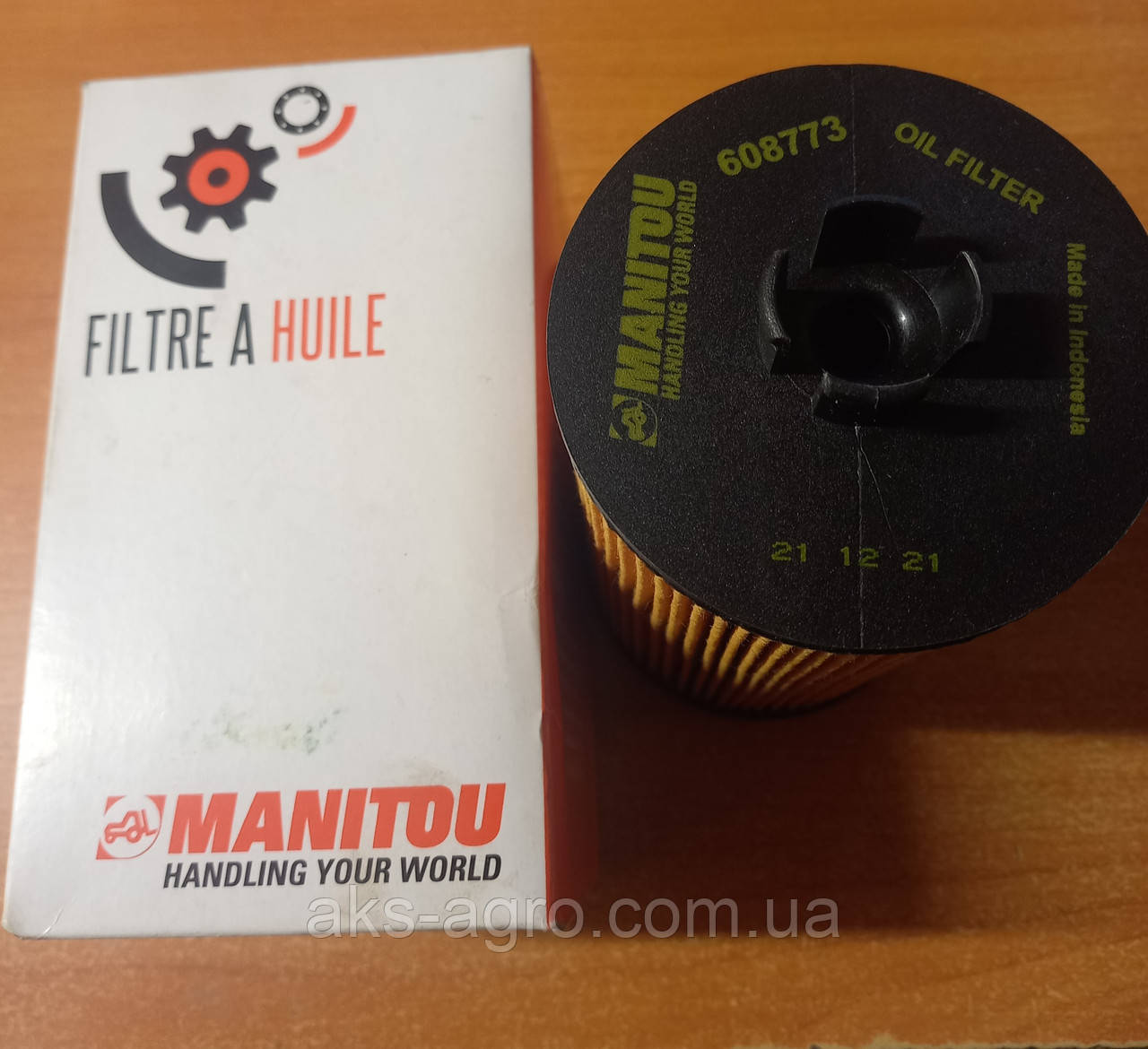 608773 MANITOU Фільтр масляний, вставка. P550768 E160H01D28 P7199 LF3827 OX161D