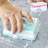 Мильниця для ручного прання дозатор мила портативний, фото 6