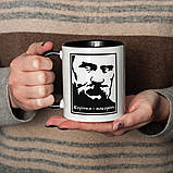 Чашка "Шевченко", чорна, 330 мл, фото 2