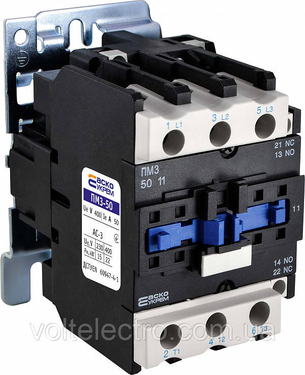 Магнітний пускач АСКО ПМ 3-50 Q7 400B (LC1-D5011), фото 1