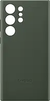 Чехол Samsung Leather Case Green для Galaxy S23 Ultra SM-S918