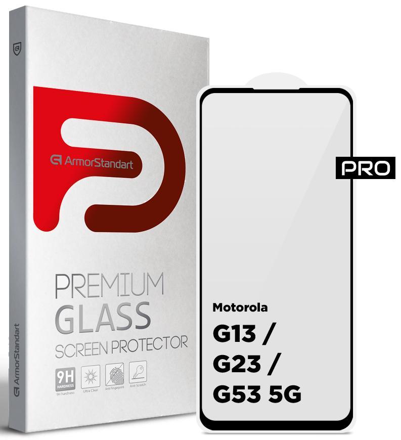 Захисне скло ArmorStandart Pro для Motorola G13 / G23 / G53 5G Black (ARM66134)