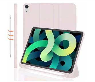 Чохол-книжка CDK Екошкіра силікон Smart Case Слот Стилус для Apple iPad Air 10.9" 4gen 2020 (015026) (pink