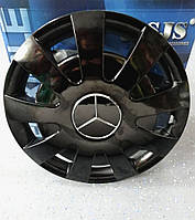 Колпаки на колеса Mercedes Sprinter однокаточные R16 2006-2020 черный, 4шт