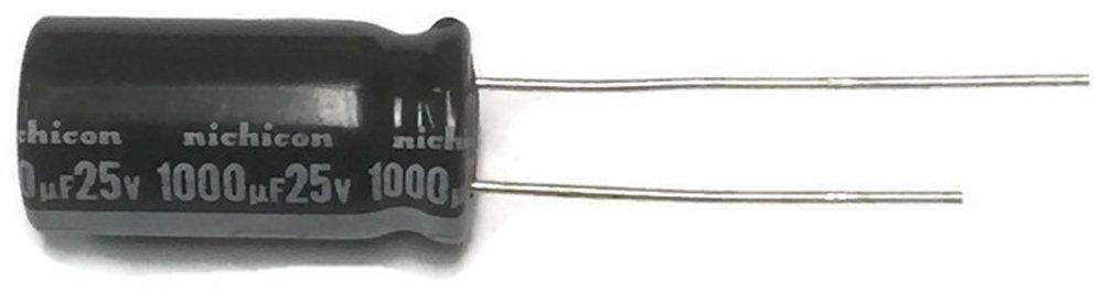 Високоякісний конденсатор Nichicon 1000uF 25V 1000мкФ 25в Japan ESR=0