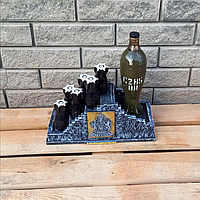 Набор для алкоголя на подставке мина 0,5 литра с рюмками