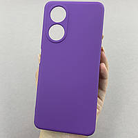 Чехол для Oppo A58 4G матовый с защитой камеры чехол на телефон оппо а58 4г фиолетовый cfa