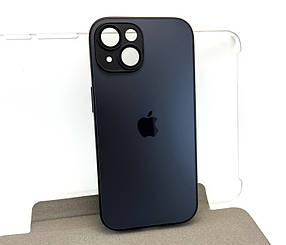 Чохол на iPhone 15  AG Glass Matte TPU+glass із захистом камери накладка бампер чорний