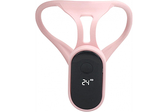 Розумний коректор постави для спини з вібрацією з датчиком неправильного положення Рожевий