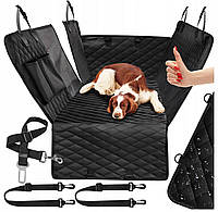 Автомобильный коврик гамак для собаки на сиденье 214 см x 136 см подстилка на сиденье с боковинами для дверей