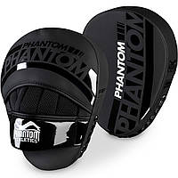 Лапи боксерські Phantom APEX Black лучшая цена с быстрой доставкой по Украине