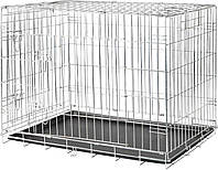Клетка для содержания и транспортировки средних и крупных собак Trixie 93*62*69 см (металл)