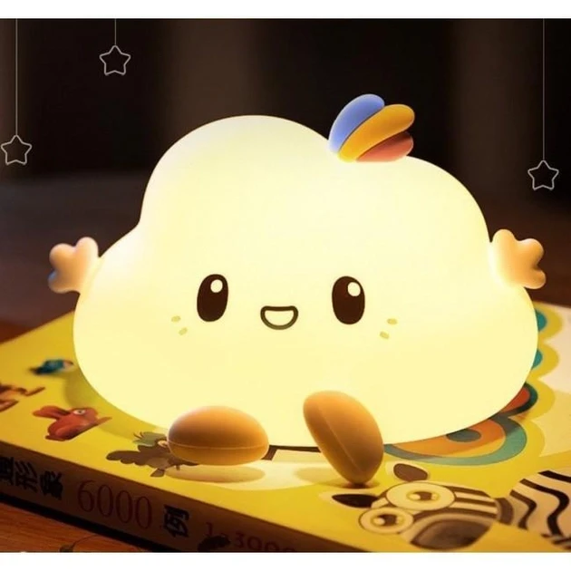 Дитячий акумуляторний LED нічник Малишка хмаринка LJC-149 - фото 1 - id-p2037270555