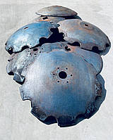 Диск борони АГ/УДА/ДАН/ТАУРУС Ø660х6,3мм, ф62мм 8отв. 11 мм з бронесталі ромашка / гладкий, фото 3