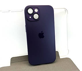 Чохол на iPhone 15  AG Glass Matte TPU+glass із захистом камери накладка бампер фіолетовий