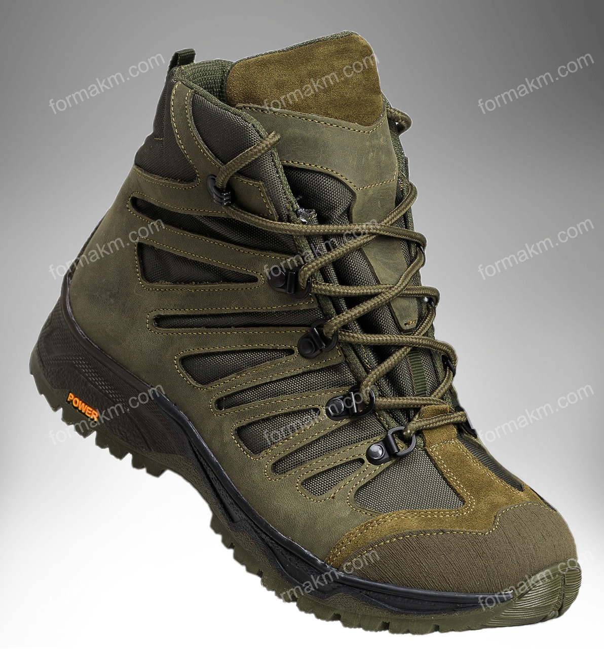 Демісезонні тактичні получеревики / тактичне взуття демі TELEMARK GTX Mid (olive), фото 1