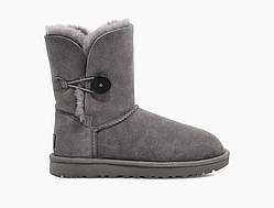 UGG BAILEY BUTTON II BOOT Grey-75 UGG Сірий 36 (5) Жіночий Замша 22 см (UGG75_36)