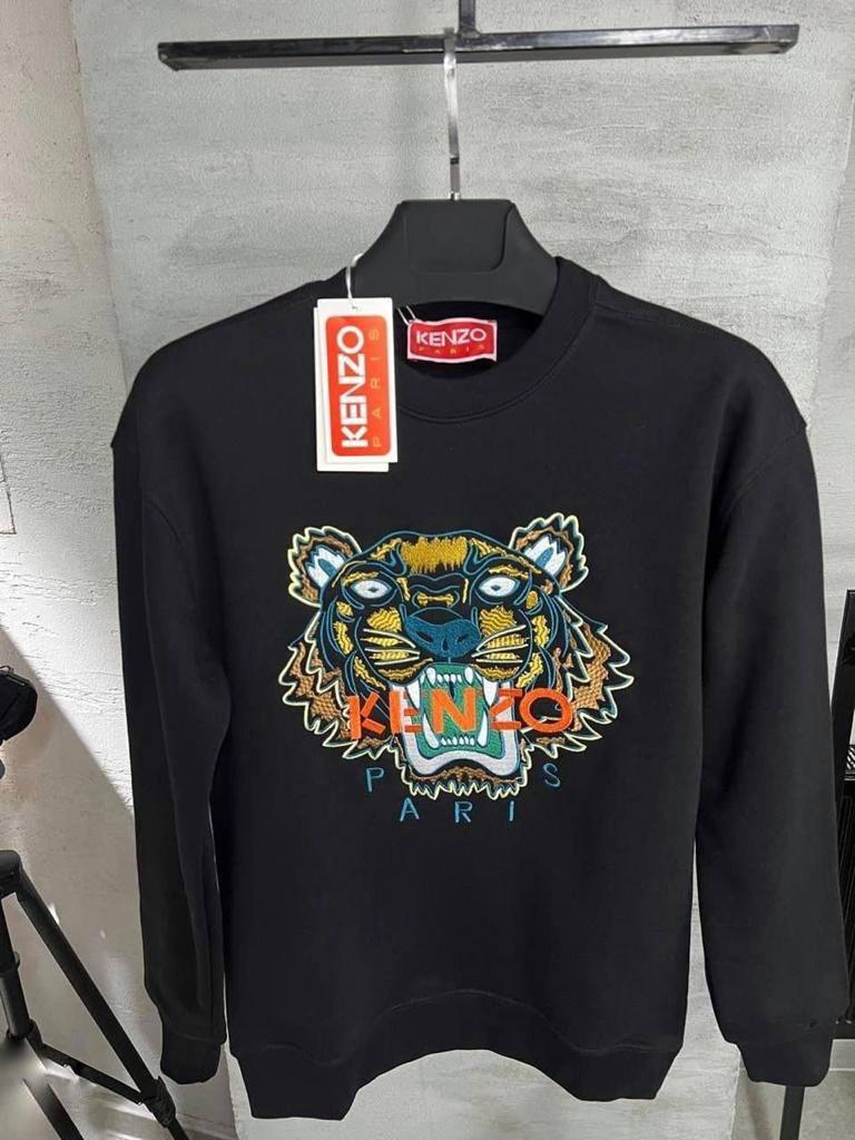 Чоловіча кофта світшот KENZO D11612 чорна S, фото 1