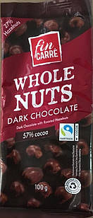 Шоколад Чорний Fin Carre Calymi Orzechami з Цілісним Лісовим Горіхом 57% какао 100 г Німеччина