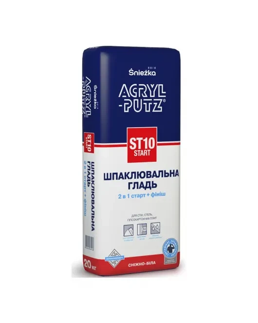 Acryl-Putz/20 кг Шпаклівка start гіпсова суха