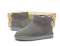 UGG Ultra Mini Grey угги ультра мини серые