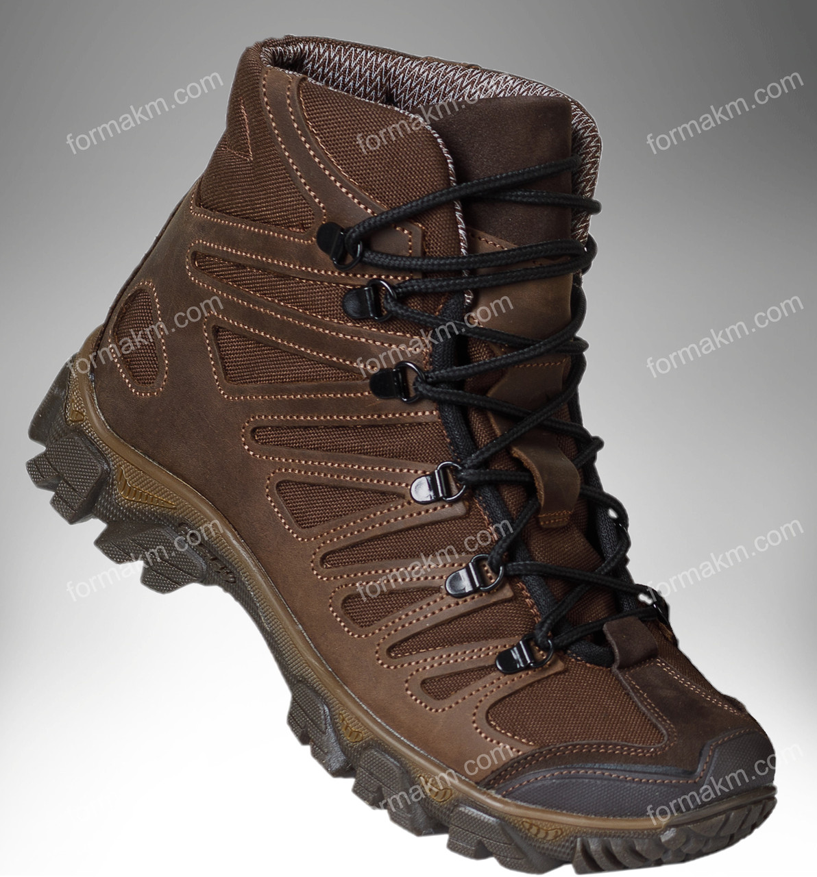 Демісезонні тактичні получеревики / тактичне взуття демі TELEMARK GTX Mid (dark brown)