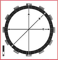 Диски сцепления TRW LUCAS TRWMCC439-7