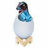 Дитячий світильник SUNROZ 3D Dinosaur Lamp лампа-нічник "Динозаврик у яйці" з пультом ДК, фото 3