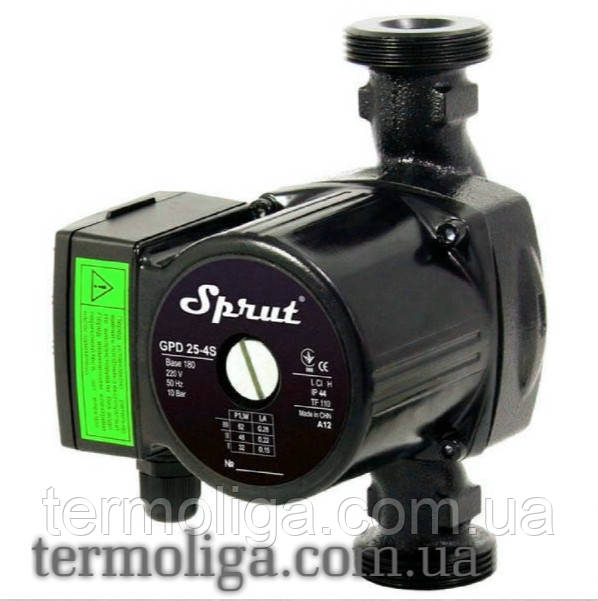 Циркуляційний електронасос Sprut GPD 25-4S-180, фото 1