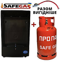 Газовий нагрівач BLUE BELLE/Q (Италия) + Газовий металевий балон 27 л (Польща)