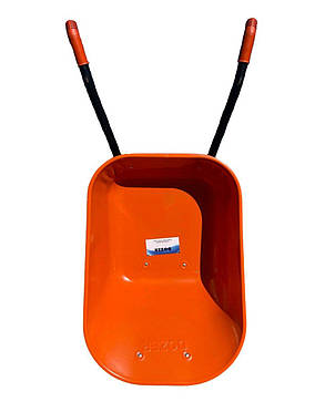 Тачка будівельна Dozer помаранчева 1 колесо 90/170 л 200 кг (А0050828), фото 2