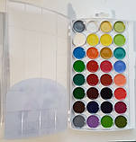 Акварель медова з перламутром 32 кольори "Творчість"  ГАММА (фарби акварельні), фото 4